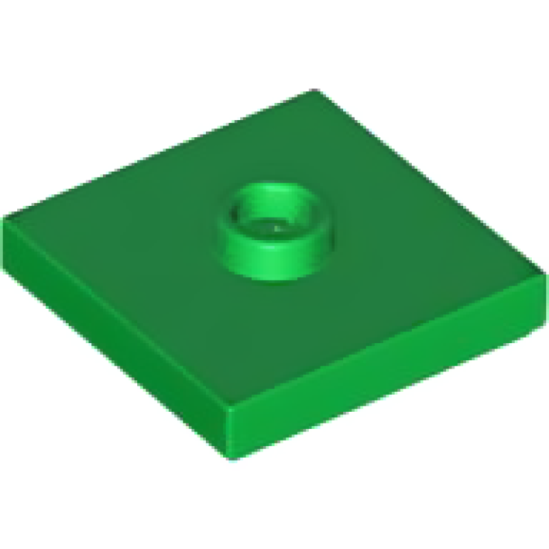 Plaat, Aangepast 2x2 met 1 nop in het midden Green